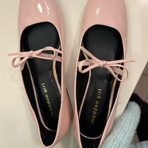 Madden Girl Blush Pink Flats with Bow